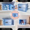 Lockabox One™ Låsbar medicinskab - Opbevaringsboks med tallås - Blå - Billede 3
