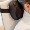 QLT Elektrisk massageapparat til ryg, nakke, skuldre og ben – Shiatsu massagepude med 4 massageruller, vibration og varmefunktion – Sort - Billede 3