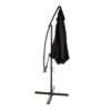 QLT Luxe XXL Parasol - Ø 3 meter - Inklusive beskyttelsescover - Sort - Billede 3