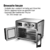 TurboTronic AFD32 Airfryer XXL og Ovn – Dobbelt Dør - 32 Liter – Sølv - Billede 6