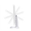 Nexxt Makeup-spiegel med LED-lys – Sammenklappelig & forstørrelse 2x/3x - Hvid - Billede 2
