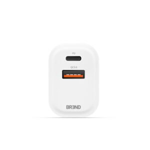 BREND BR-2212 Oplader - Opladningsadapter - USB og USB-C Forbindelse