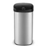 TurboTronic Affaldsbeholder med Sensor - 68 Liter - Sort/Rustfrit Stål - Billede 2