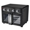 TurboTronic AF32MFD Airfryer XXL og Ovn – Dobbeltdør - 32 Liter – Sort - Billede 2