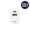 BREND BR-2212 Oplader - Opladningsadapter - USB og USB-C Forbindelse - Billede 4