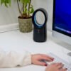 Nexxt Blæserløsfan Trådløs ventilator med LED-lys – 3 hastigheder - Billede 6