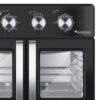 TurboTronic AF32MFD Airfryer XXL og Ovn – Dobbeltdør - 32 Liter – Sort - Billede 4