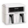 TurboTronic AF118 Dobbelt Airfryer XL - Digital Varmluftfrituregryde - 7,6 Liter - Hvid - Billede 2
