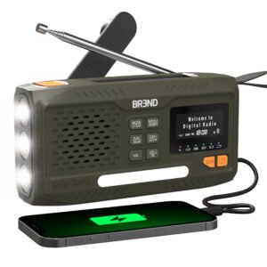 BREND BR-2244 Nødradio med FM og DAB - Bluetooth - SOS-alarm - Powerbank