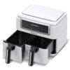 TurboTronic AF118 Dobbelt Airfryer XL - Digital Varmluftfrituregryde - 7,6 Liter - Hvid - Billede 3