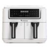 TurboTronic AF118 Dobbelt Airfryer XL - Digital Varmluftfrituregryde - 7,6 Liter - Hvid
