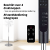 TZS First Austria 5553-4 Standventilator - Statiefventilator – Sort - Billede 5