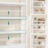 SONGMICS Over The Toilet Storage, 4-Tier Over Toilet Bathroom Organizer with Adjustable Shelf, Fit Most Toilets, Space-Saving, Easy Assembly, White BTS041W01 - Billede 3