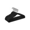 SONGMICS Velvet Hangers, Pack 30 Coat Hangers for Clothes, Non-Slip, with Shoulder Notches, Trouser Bar, 360° Swivel Hook, Space-Saving, 0.6 cm Thick, 43 cm Long, Grey CRF029V03