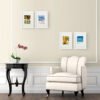 SONGMICS Picture Frame Set of 2, A4 (21x29.7 cm) without Mat, 5x7 inch (13x18 cm) with Mat, Glass Front, Home and Office, White MDF Photo Frames RPF04WT - Billede 4