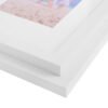 SONGMICS Picture Frame Set of 2, A4 (21x29.7 cm) without Mat, 5x7 inch (13x18 cm) with Mat, Glass Front, Home and Office, White MDF Photo Frames RPF04WT - Billede 7