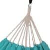 SONGMICS Hammock, 210 x 150 cm, Double Hammock, 300 kg Load Capacity, for Terrace, Balcony, Garden, Outdoor, Camping, with Carry Bag, Fastening Straps and Carabiners, Turquoise GDC15BU - Billede 5