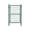 SONGMICS GGD200L Garden Galvanised Steel Robust and Durable with Lock and Key Gate Dimensions: 150 x 106 cm Green