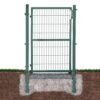 SONGMICS GGD200L Garden Galvanised Steel Robust and Durable with Lock and Key Gate Dimensions: 150 x 106 cm Green - Billede 3