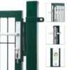 SONGMICS GGD200L Garden Galvanised Steel Robust and Durable with Lock and Key Gate Dimensions: 150 x 106 cm Green - Billede 5