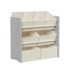 4 store og 3 små non-woven stofkasser 29,5 x 62,5 x 60 cm, Dove Grey