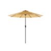 SONGMICS 290 cm Garden Parasol Umbrella, UPF 50+, Sun Shade, 30° Tilt in 2 Directions, Crank Handle for Opening and Closing, for Outdoor Gardens Pool Balcony Patio, Base Not Included, Taupe GPU30BRV1