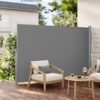 200 x 350 cm (H x L), Sidemarkise til altan og terrasse, Sidegardin, Beige - Billede 3