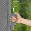200 x 350 cm (H x L), Sidemarkise til altan og terrasse, Sidegardin, Beige - Billede 6