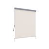 SONGMICS 180 x 350 cm (H x L), Side Awning for Balcony and Terrace, Privacy Protection, Sun Shade, Side Blind, Smoky Grey GSA185G02