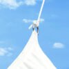 SONGMICS 2 x 3 m Sun Sail, Water-Resistant to at Least 1000 mm, 93% UV-Protection Sun Shade Sail in Tear-Resistant Polyester, Weatherproof, for Garden Patio, Terrace, Camping, White GSH23WT - Billede 4