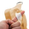3 x 5 m HDPE solsejl markise solbeskyttelse UV-beskyttelse åndbar, sandgul - Billede 4