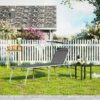 SONGMICS Sun Lounger, Sunbed, Reclining Sun Chair with Sunshade, Adjustable Backrest, Foldable, Lightweight, 55 x 193 x 31 cm, Load Capacity 150 kg, for Garden, Patio, Taupe Colour GCB19BR - Billede 4