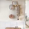 SONGMICS VASAGLE Wall Mounted Coat Rack, Coat Rack,LCR006N01 - Billede 2