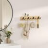 SONGMICS VASAGLE Wall Mounted Coat Rack, Coat Rack,LCR006N01 - Billede 4