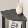 VASAGLE Corner Shelf Unit, 4-Tier Corner Shelf, Ladder Shelf for Living Room, Bookshelf or Plant Stand, Industrial Accent Furniture, Charcoal Gray and Matte Black LLS034B22 - Billede 7