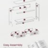 VASAGLE Console Table, Sofa Table, Narrow Entryway Table, Entry Table with 2 Drawers, Open Storage Shelf, Rounded Corners, for Living Room, Boho Style, Oatmeal Beige ULNT016K66 - Billede 7