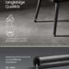 SONGMICS Storage Bench Shoe Bench Folding Seat Chest Storage Box Footstool 38 x 76 x 40 cm for Living Room Bedroom Ink Black - Billede 5