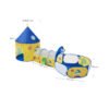 SONGMICS 3-in-1 Kids Play Tent, Tunnel, Ball Pit Playground, for Boys, Girls and Toddlers, Children's Pop-Up Rocket Tent, Indoor or Outdoor Use, Gift Idea, Birthday Party, Yellow and Blue LPT702Y01 - Billede 7