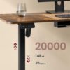 L-formet hjørnebord 140 x 160 cm med strømskinne - Billede 3