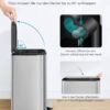 SONGMICS LTB620E50 50 Litre Automatic Motion Sensor Kitchen Trash Can with Multi-Color Indicator Light Odor Elimination with Ozone Lid with Hold Open Function - Billede 6