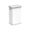 SONGMICS Trash can with motion sensor, kitchen waste bin 68 L, automatic, soft-close lid, hold-open function, steel, 15 trash bags included, ink black LTB630B68