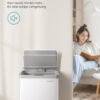 SONGMICS Trash can with motion sensor, kitchen waste bin 68 L, automatic, soft-close lid, hold-open function, steel, 15 trash bags included, ink black LTB630B68 - Billede 5