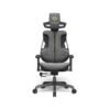 SONGMICS Gaming Chair Office Chair Height Adjustable Carbon Fibre Effect Texture Headrest Adjustable Armrests Backrest 150kg Load Capacity OBG067G01