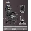 Gaming Chair Ergonomisk Computerstol med Fodstøtte, Kontordrejestol, Ink Black - Billede 3