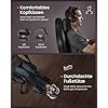 Gaming Chair Ergonomisk Computerstol med Fodstøtte, Kontordrejestol, Ink Black - Billede 6