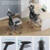 SONGMICS Office Chair, Ergonomic Adjustable Canvas Chair, Reclining Backrest, Front or Rear Adjustable Seat, 4D Armrests, Lumbar Support, Capacity 150kg, Dove Grey OBN065G01 - Billede 5