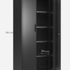 SONGMICS OMC015B01 Steel Office Storage Cabinet with 4 Shelves Double Doors Lock Tool Cabinet Adjustable Shelves for Garage Office Black - Billede 7