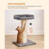 FEANDREA Cat Scratching Post Cat Climbing Tower PCA022W01 - Billede 4