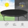 SONGMICS Replacement Trampoline Safety Pad Mat, Standard Spring Cover for 6 ft Trampolines, 183 cm in Diameter, 28 cm Wide, UV-Resistant, Tear-Resistant, Edge Protection, Blue STP6FT - Billede 4