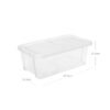 SONGMICS Shoe Boxes with Lids, Set of 8, Stackable Clear Shoe Organiser, Versatile Storage Container for Shoes and Crafts, Sizes Up to UK 7.5, Transparent LSP11WT - Billede 6